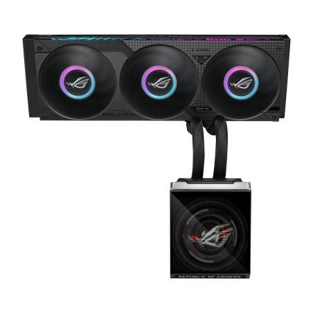 ASUS ROG Strix SLC IV 360 ARGB LCD Processore Kit di raffreddamento a liquido 12 cm Nero 1 pz