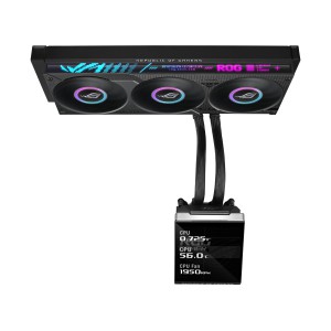 ASUS ROG Strix SLC IV 360 ARGB LCD Processore Kit di raffreddamento a liquido 12 cm Nero 1 pz