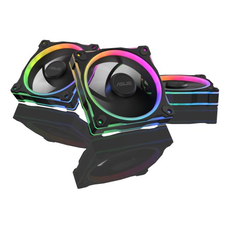 ASUS Prime MR120 Fan ARGB Black 3in1 Case per computer Ventilatore 12 cm Nero
