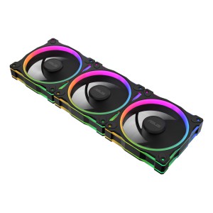 ASUS Prime MR120 Fan ARGB Black 3in1 Case per computer Ventilatore 12 cm Nero
