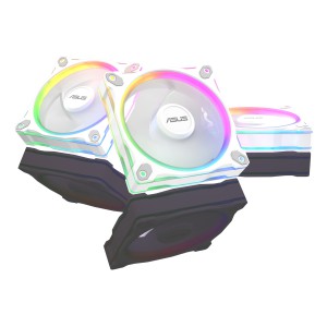 ASUS Prime MR120 Fan ARGB White 3in1 Case per computer Ventilatore 12 cm Bianco