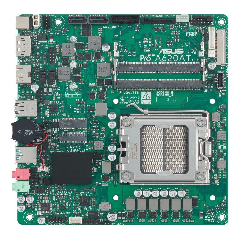 ASUS Pro A620AT-CSM AMD A620A Socket AM5 Thin Mini ITX