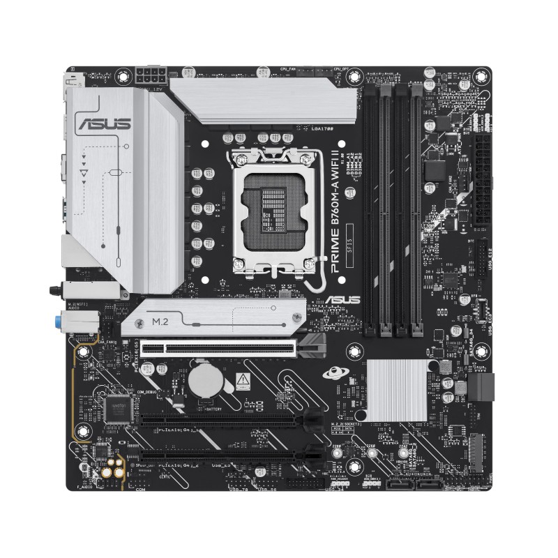 ASUS PRIME B760M-A WIFI II Intel B760 LGA 1700 micro ATX