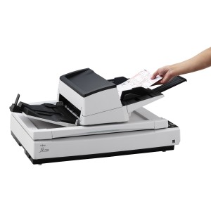 Ricoh fi-7700 Scanner a piano e ADF 600 x 600 DPI A3 Nero, Bianco