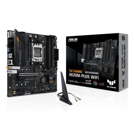 ASUS TUF GAMING A620M-PLUS WIFI AMD A620 Socket AM5 micro ATX