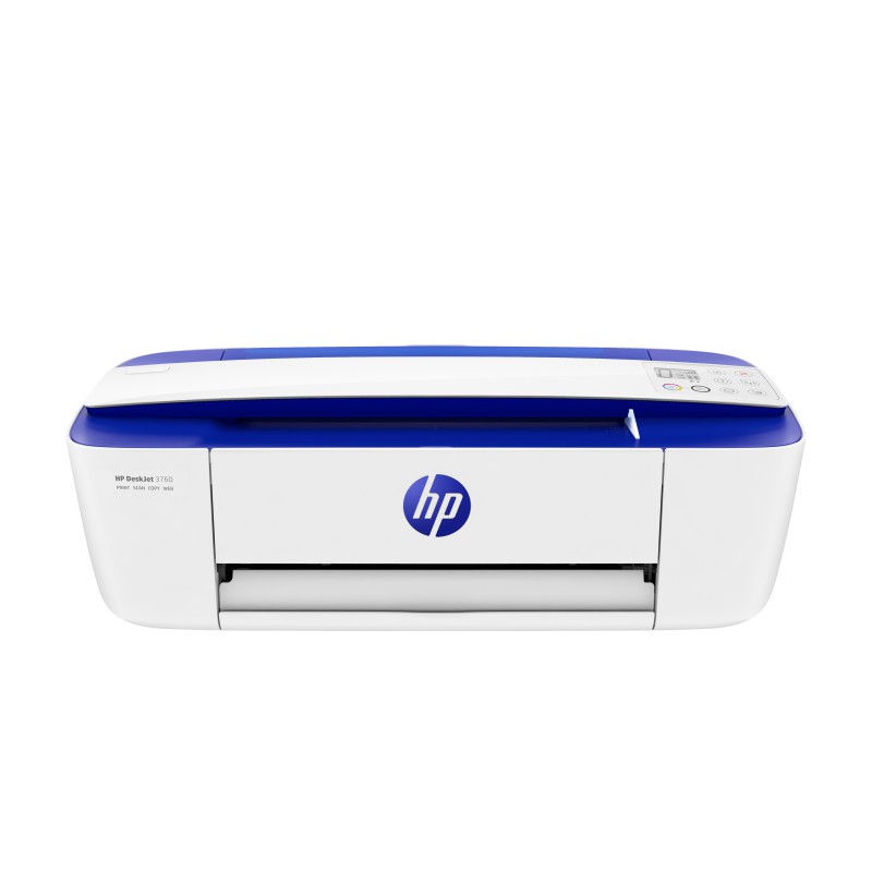 HP DeskJet 3760 Wireless All-in-One Colore Stampante, Instant Ink Fotocopiatrice, scanner