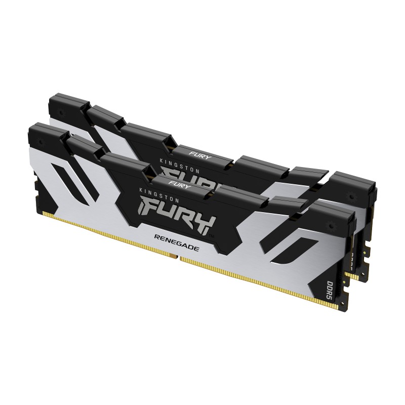 Kingston Technology FURY 48GB 8400MT s DDR5 CL40 CUDIMM (Kit da 2) Renegade Silver XMP
