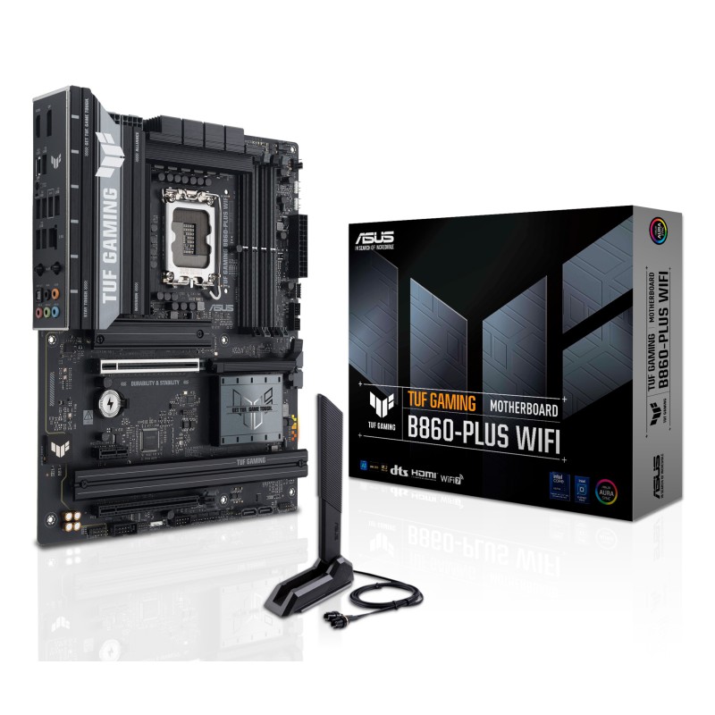 ASUS TUF GAMING B860-PLUS WIFI Intel B860 LGA 1851 (Socket V1) ATX