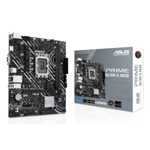 ASUS PRIME H610M-K ARGB Intel H610 LGA 1700 micro ATX