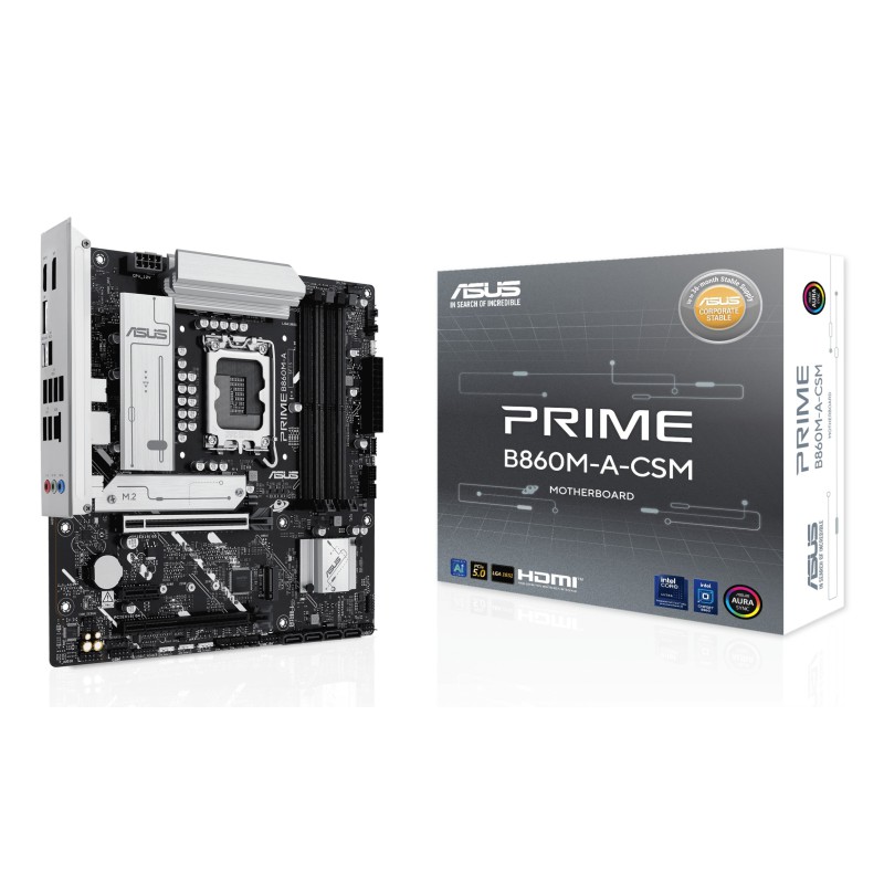 ASUS PRIME B860M-A-CSM Intel B860 LGA 1851 (Socket V1) micro ATX