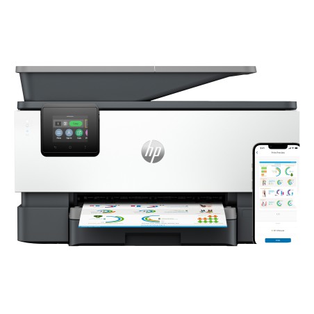 HP OfficeJet Pro 9120b Wireless All-in-One Colore Stampante, Stampa fronte retro fotocopiatrice, scanner