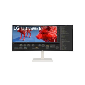 LG 38BR85QC-W Monitor PC 96,5 cm (38") 3840 x 1600 Pixel UltraWide Quad HD+ LCD Bianco