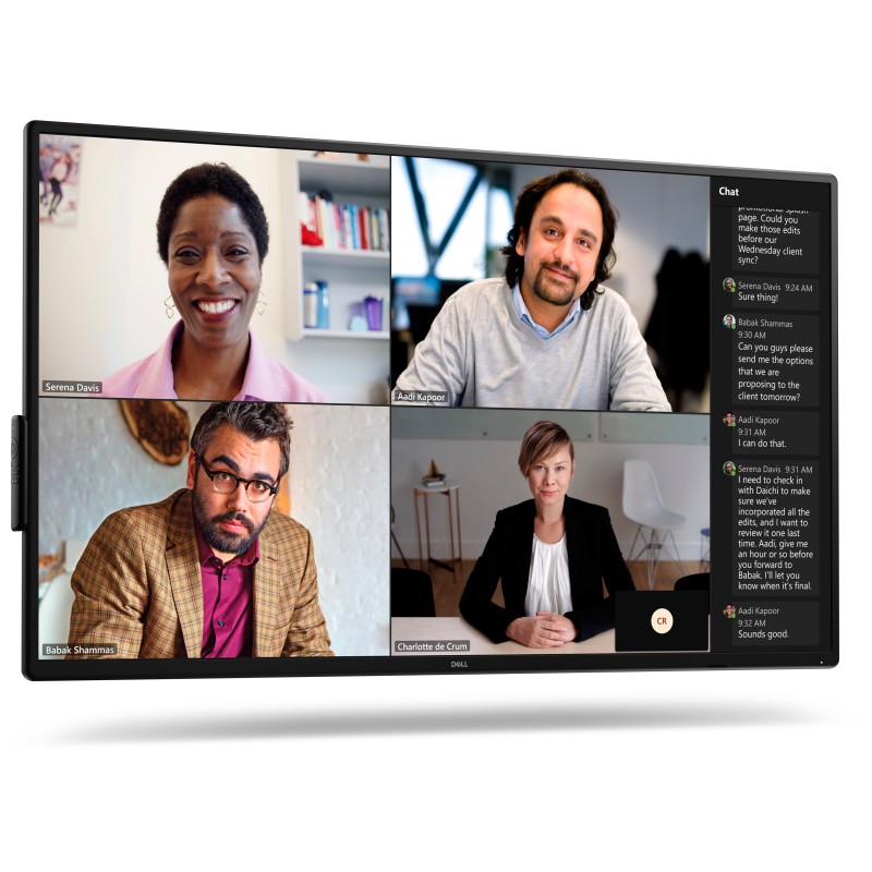 DELL Pro 55 Plus P5525QC Pannello piatto per segnaletica digitale 138,8 cm (54.6") LCD 400 cd m² 4K Ultra HD Nero