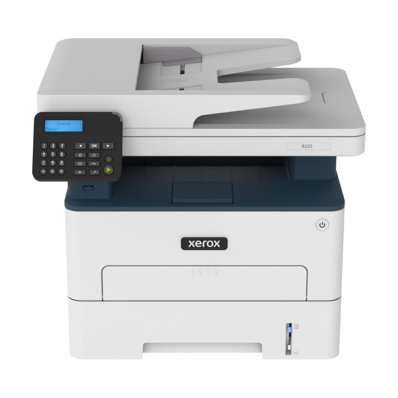 Xerox B225 A4 34 ppm Copia Stampa Scansione wireless con stampa fronte retro PS3 PCL5e 6 ADF 2 vassoi Totale 251 fogli