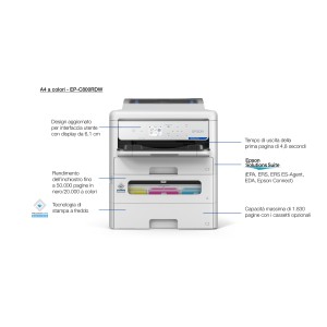 Epson WorkForce Pro EP-C800RDW Printer