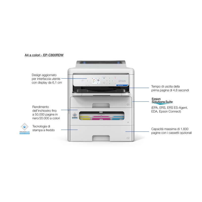 Epson WorkForce Pro EP-C800RDW Printer
