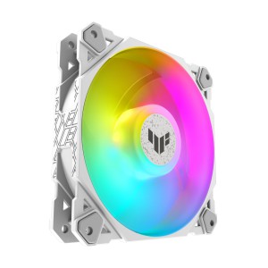 ASUS TUF GAMING TF120 ARGB WHITE EDITION Case per computer Ventilatore 12 cm Bianco 1 pz