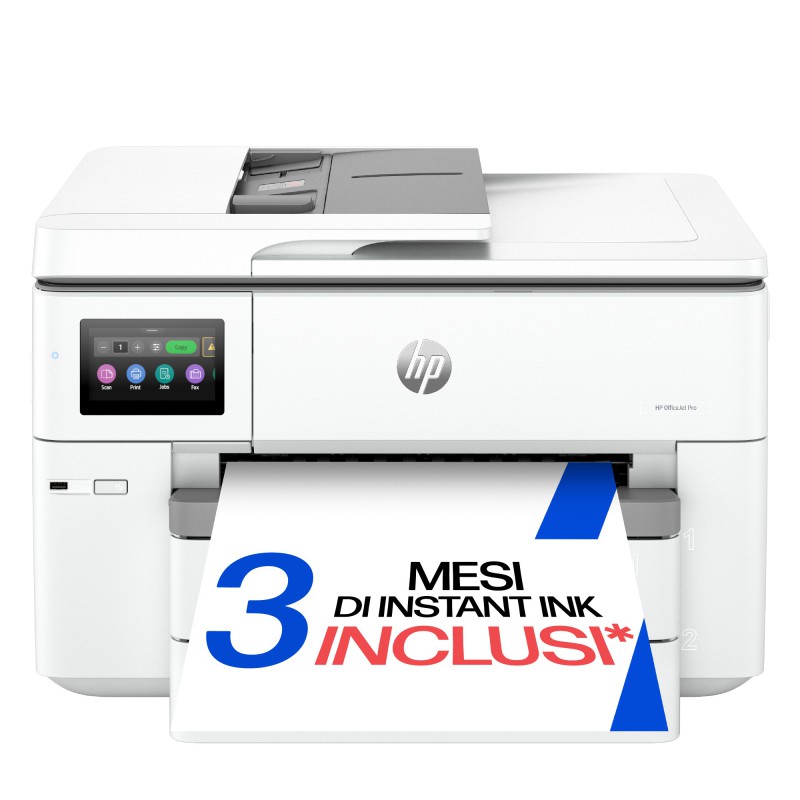 HP OfficeJet Pro 9730e Wireless All-in-One Colore Stampante, Instant Ink Stampa fronte retro