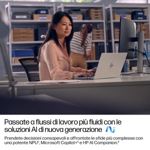 HP EliteBook 6 G1a 14 inch Notebook Next Gen AI PC Copilot+ PC AMD Ryzen AI 5 340 Computer portatile 35,6 cm (14") WUXGA 24 GB