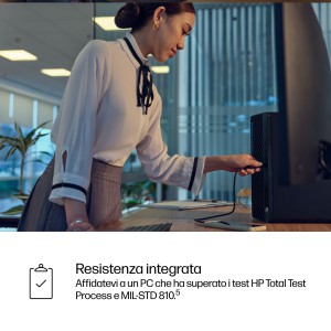 HP ProDesk 4 Tower G1i AI PC Intel Core Ultra 7 265 16 GB DDR5-SDRAM 1 TB SSD Windows 11 Pro Nero