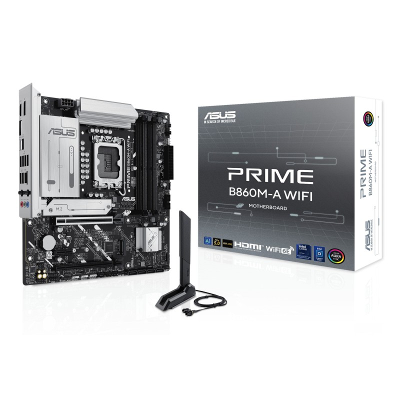 ASUS PRIME B860M-A WIFI Intel B860 LGA 1851 (Socket V1) micro ATX