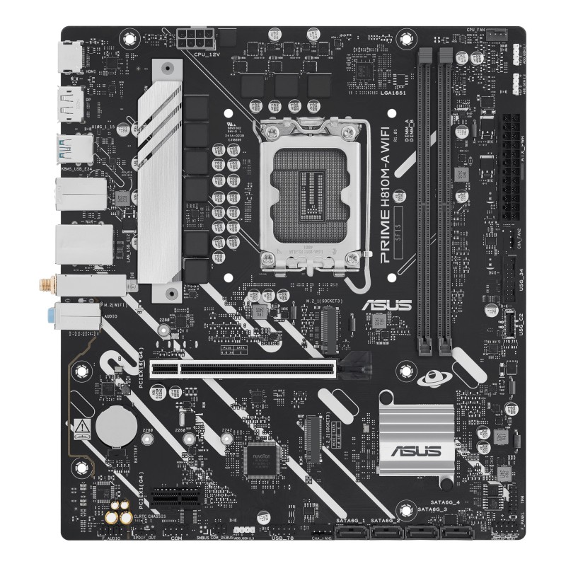ASUS PRIME H810M-A WIFI Intel H810 LGA 1851 (Socket V1) micro ATX