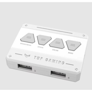 ASUS TUF GAMING TF120 ARGB WHITE EDITION 3IN1 Case per computer Ventilatore 12 cm Bianco 3 pz