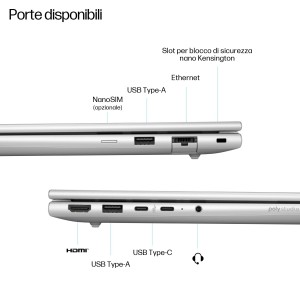 HP ProBook 4 G1q Next Gen AI PC Copilot+ PC Snapdragon X1-26-100 Computer portatile 35,6 cm (14") WUXGA 16 GB LPDDR5x-SDRAM 512