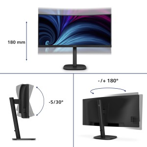 Philips Serie 3000 34B2U3600C 00 Monitor PC 86,4 cm (34") 3440 x 1440 Pixel Wide Quad HD LCD Nero