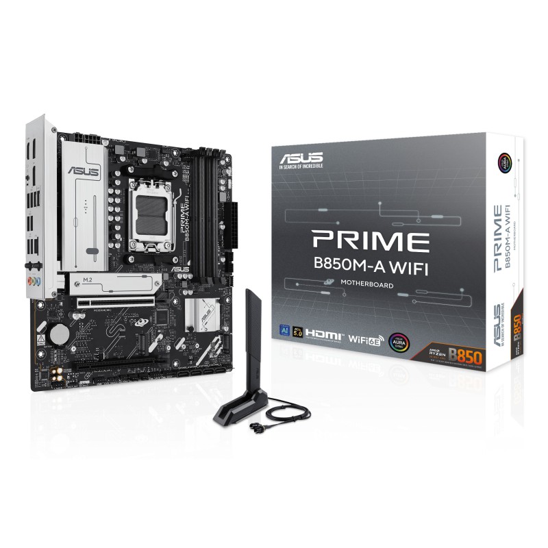 ASUS PRIME B850M-A WIFI AMD B850 Socket AM5 micro ATX