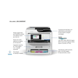 Epson WorkForce Pro EM-C800RDWF Printer