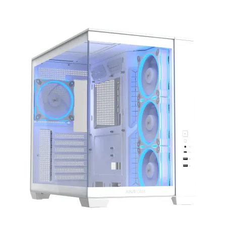 ASUS A32 Plus TG ARGB White Midi Tower Bianco