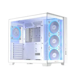 ASUS A32 Plus TG ARGB White Midi Tower Bianco