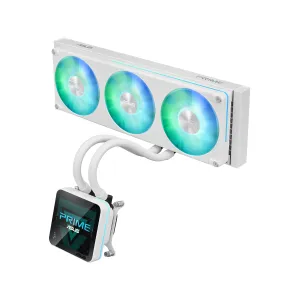 ASUS PRIME SLC II 360 ARGB LCD WHT Processore Raffreddatore di liquidi tutto in uno 12 cm Bianco 1 pz