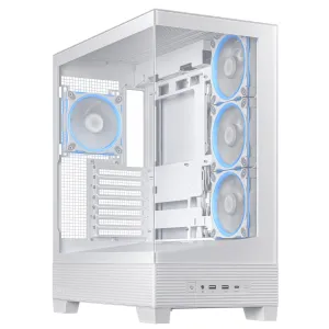 ASUS A31 Plus TG ARGB WHITE Midi Tower Bianco