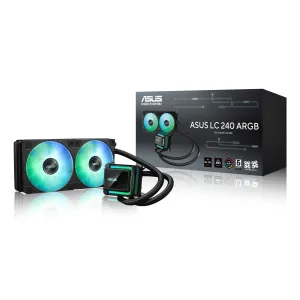 ASUS LC 240 ARGB Processore Raffreddatore di liquidi tutto in uno 12 cm Nero 1 pz