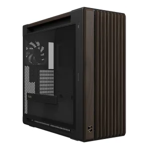 ASUS ProArt PA602 Wood Edition Modern Black - Tempered Glass Panel Midi Tower Nero, Legno