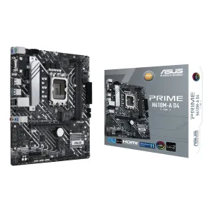 ASUS PRIME H610M-A D4-CSM Intel H610 LGA 1700 micro ATX