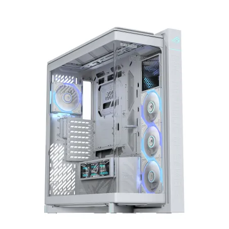 ASUS ROG CRONOX GR801 CURVE TG ARGB WHITE Midi Tower Bianco