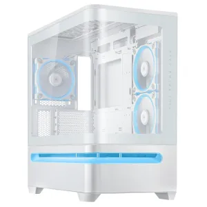 ASUS PRIME AP202 ARGB Mini Tower Bianco