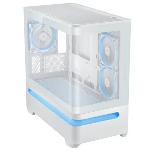 ASUS PRIME AP202 ARGB Mini Tower Bianco