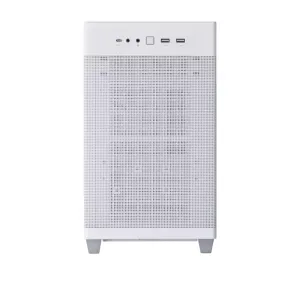ASUS PRIME AP201 CASE TG WHITE Mini Tower Bianco