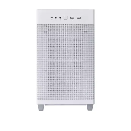 ASUS PRIME AP201 CASE TG WHITE Mini Tower Bianco