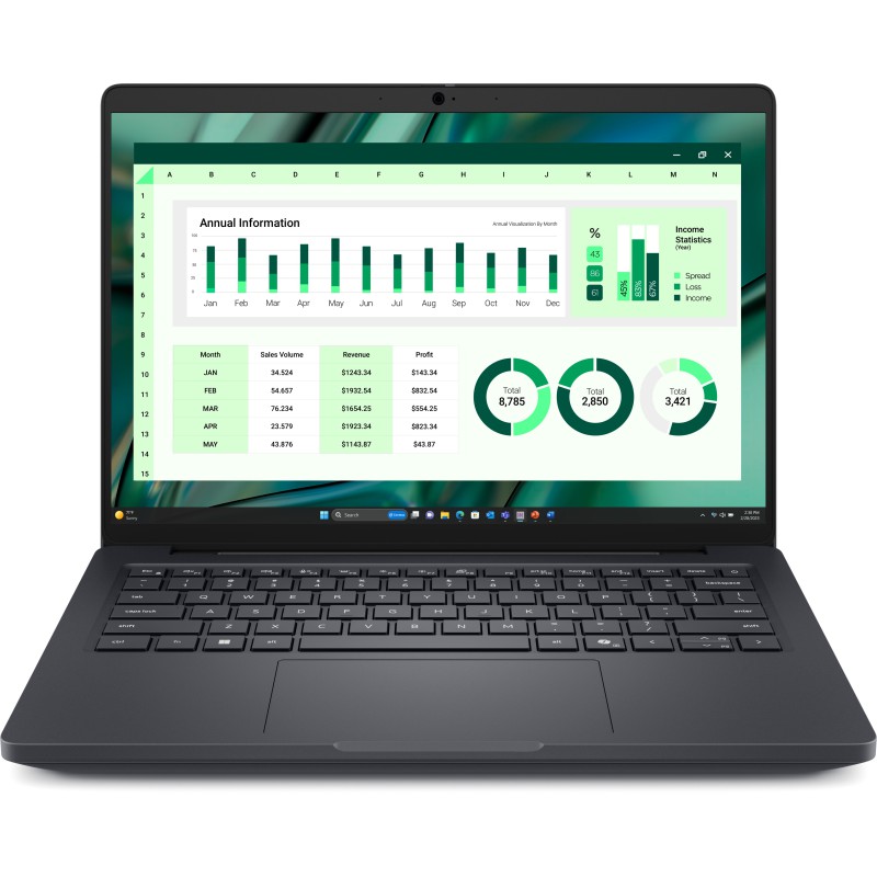 DELL Pro Max 14 MC14250 Intel Core Ultra 7 265H Workstation mobile 35,6 cm (14") Full HD+ 32 GB LPDDR5x-SDRAM 1 TB SSD NVIDIA