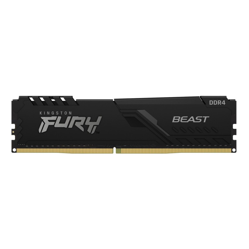 Kingston Technology FURY Beast 16GB 3200MT s DDR4 CL16 DIMM 1Gx8 Black