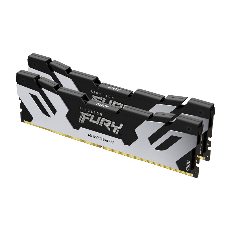 Kingston Technology FURY 48GB 8000MT s DDR5 CL38 DIMM (Kit da 2) Renegade Silver