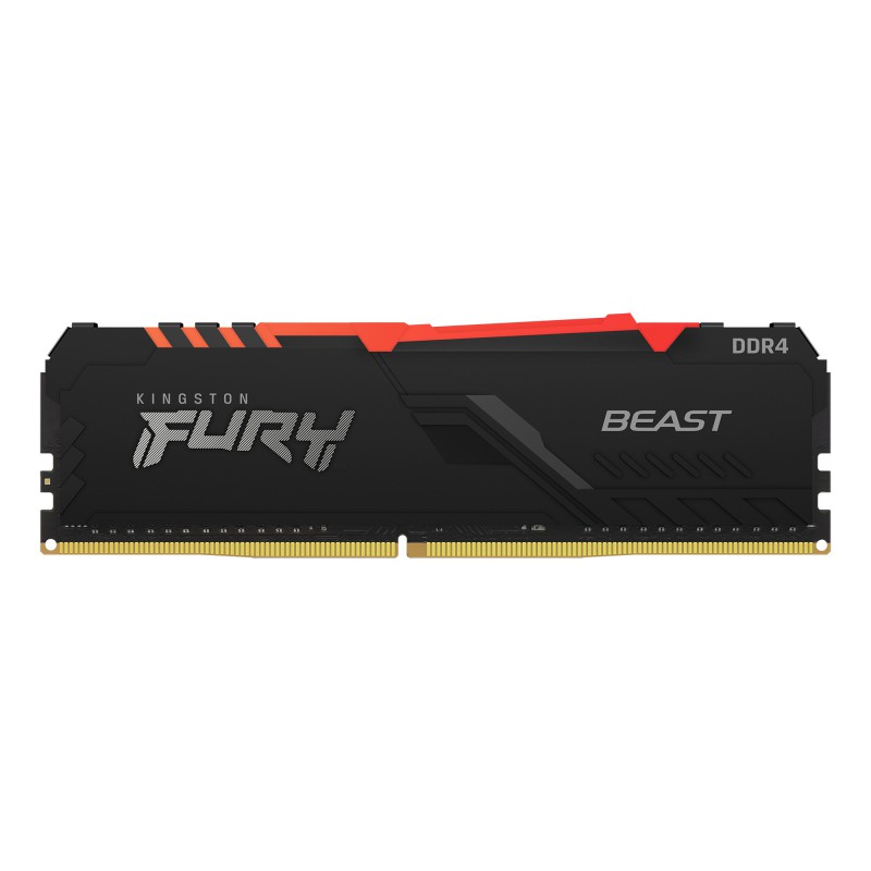 Kingston Technology FURY Beast RGB memoria 8 GB 1 x 8 GB DDR4 3600 MT s 288-pin DIMM