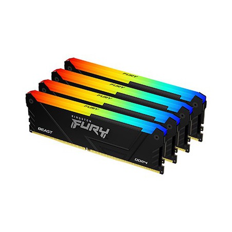 Kingston Technology FURY Beast 32GB 3200MT s DDR4 CL16 DIMM (Kit da 4) RGB