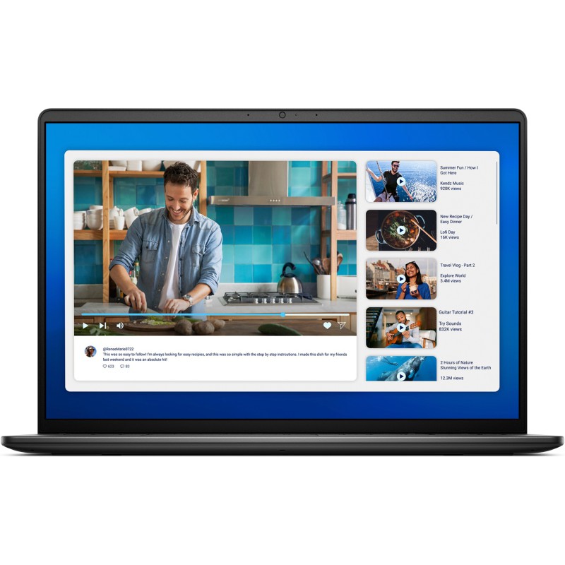 DELL DC16250 Intel Core 7 150U Computer portatile 40,6 cm (16") Full HD+ 16 GB DDR5-SDRAM 1 TB SSD Wi-Fi 6 (802.11ax) Windows